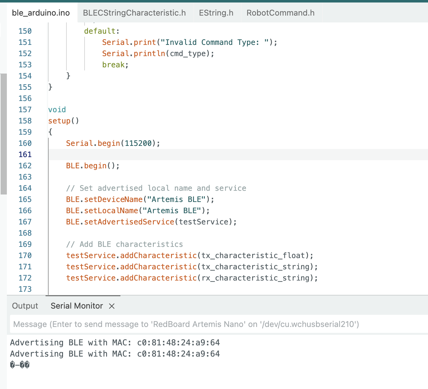 MAC address / connections config evidence