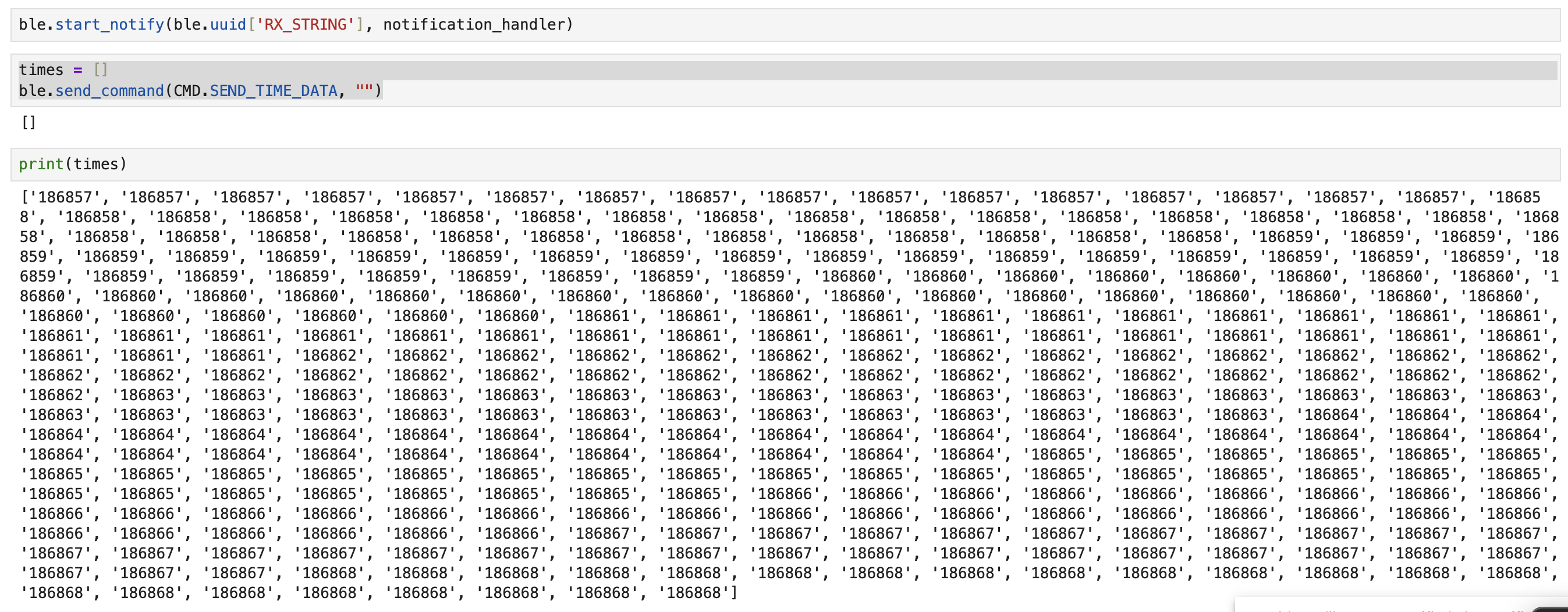 SEND_TIME_DATA Python