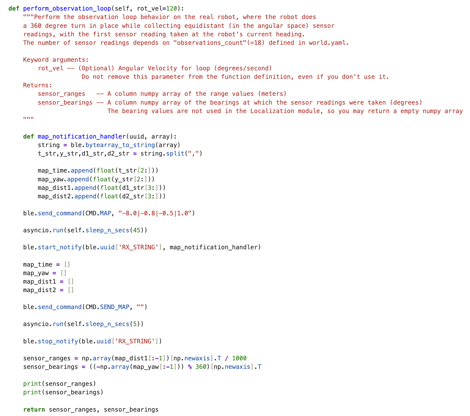 Python perform_observation_loop code for Lab 11