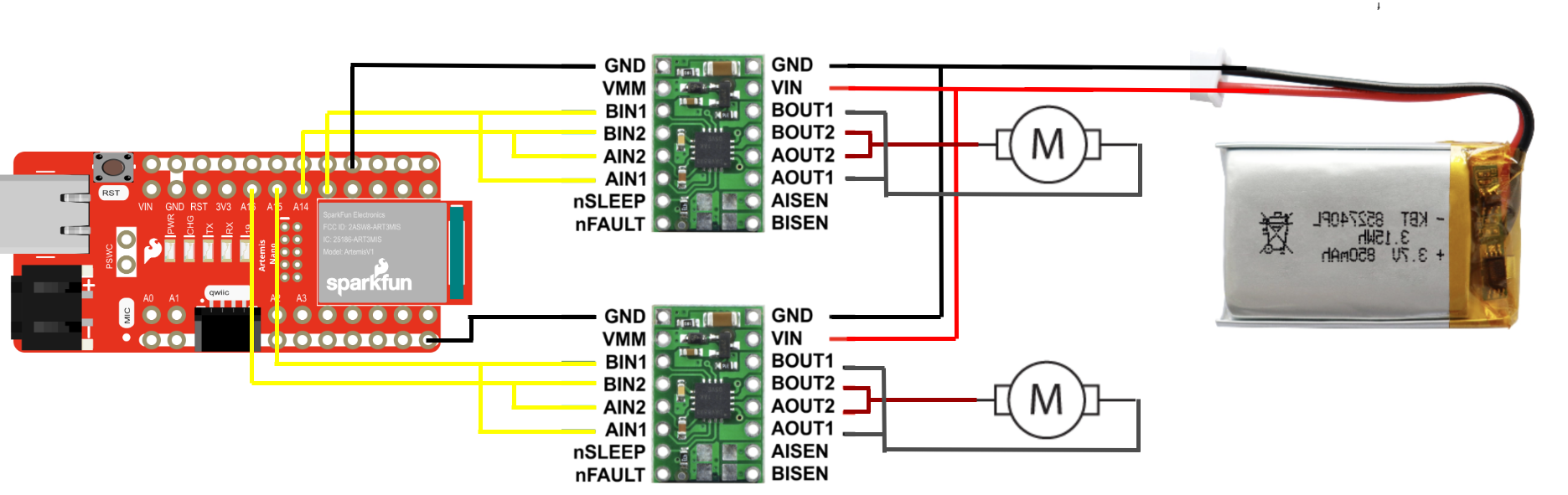 Motor wiring diagram